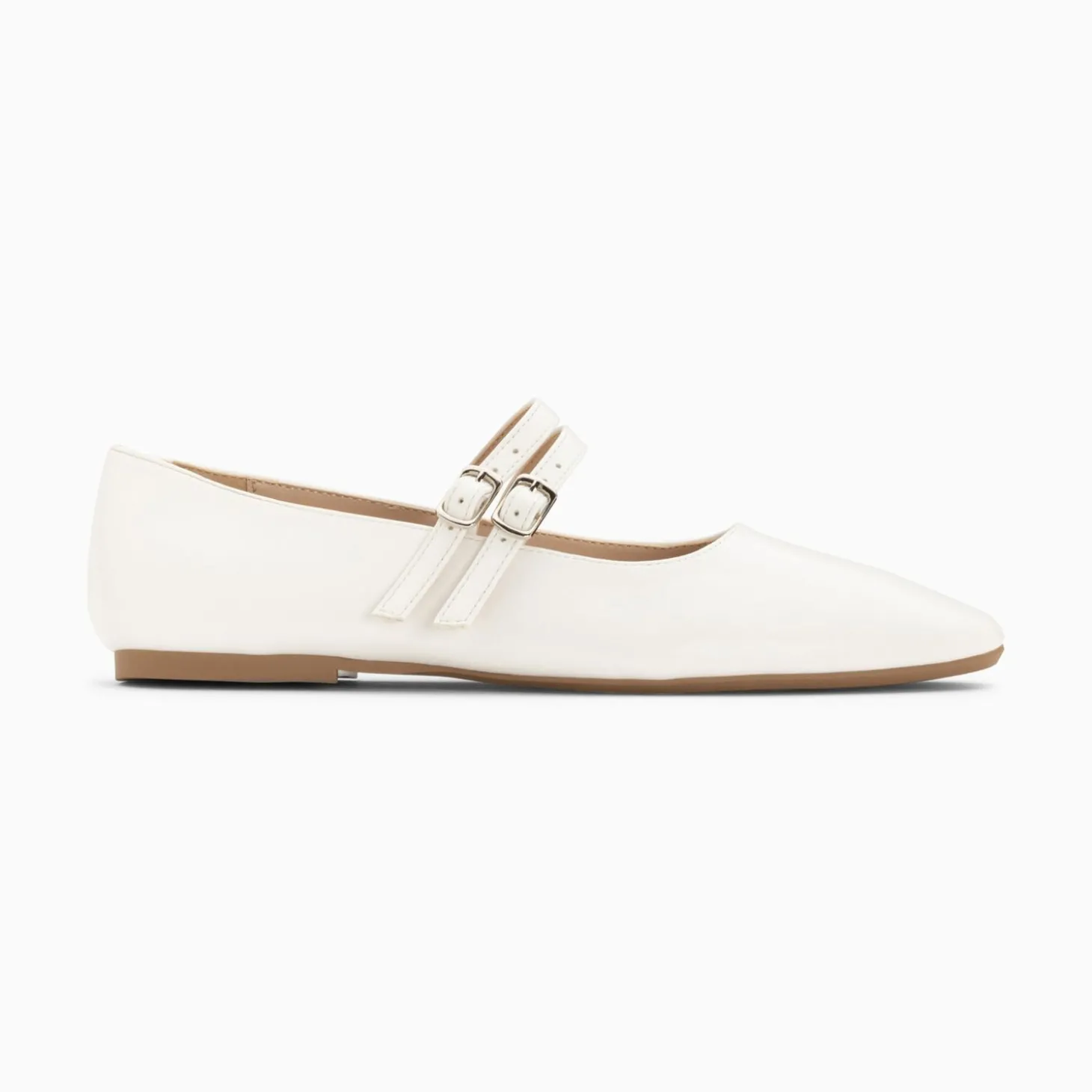 Ballerines Luce Blanches A Doubles Brides