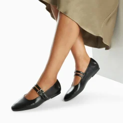 Ballerines Luce Noires A Doubles Brides