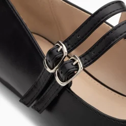Ballerines Luce Noires A Doubles Brides