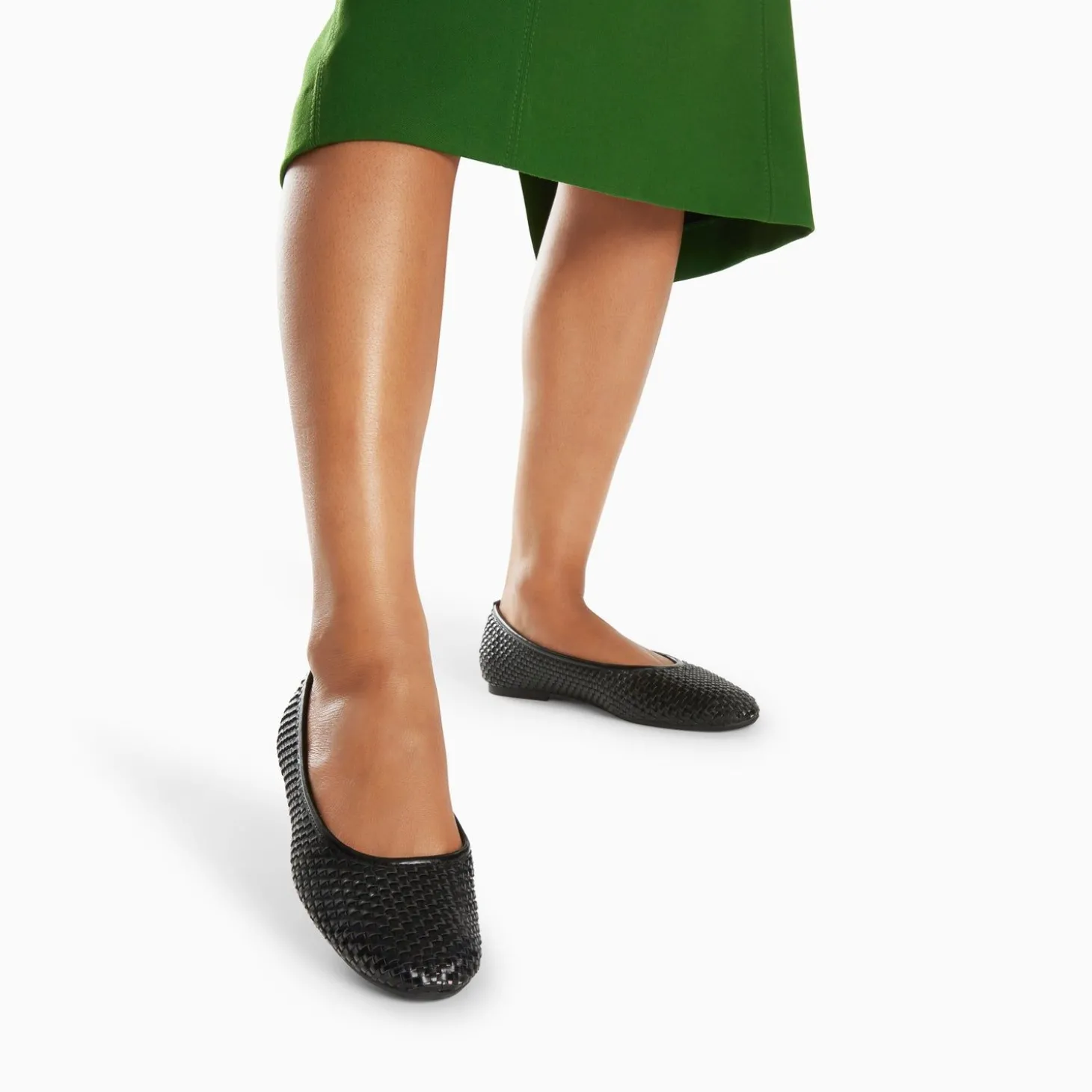 Ballerines Provence Tressees Noires