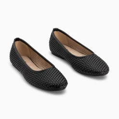 Ballerines Provence Tressees Noires