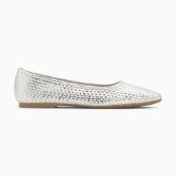 Ballerines Provence Tressees Argent