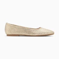 Ballerines Provence Tressees Or