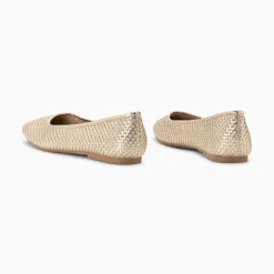 Ballerines Provence Tressees Or