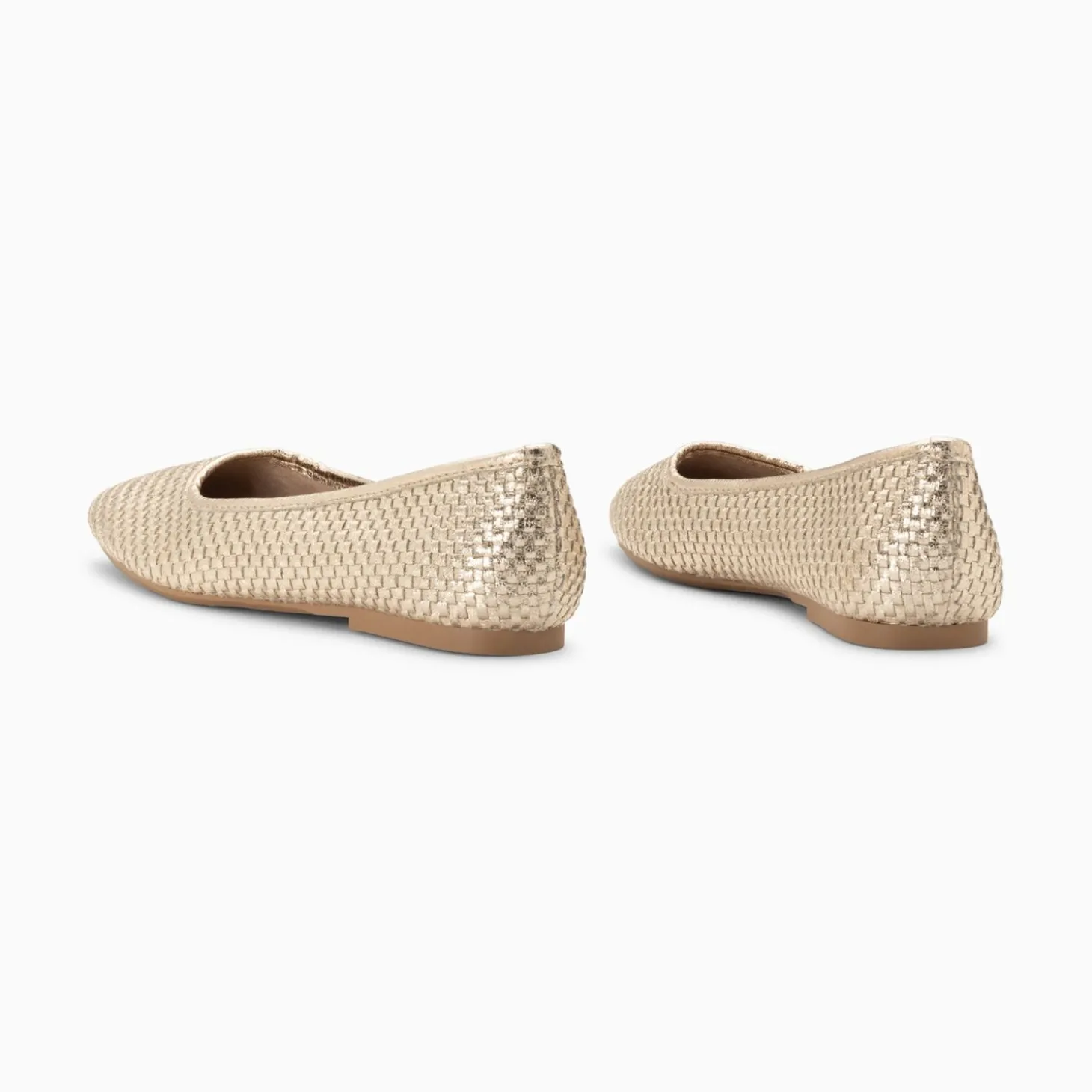 Ballerines Provence Tressees Or