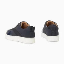 Baskets Celeste Bleu Nuit A Lacets
