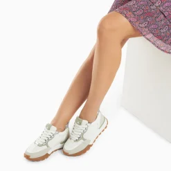 Baskets Coeur Gloria Blanches A Semelle Running