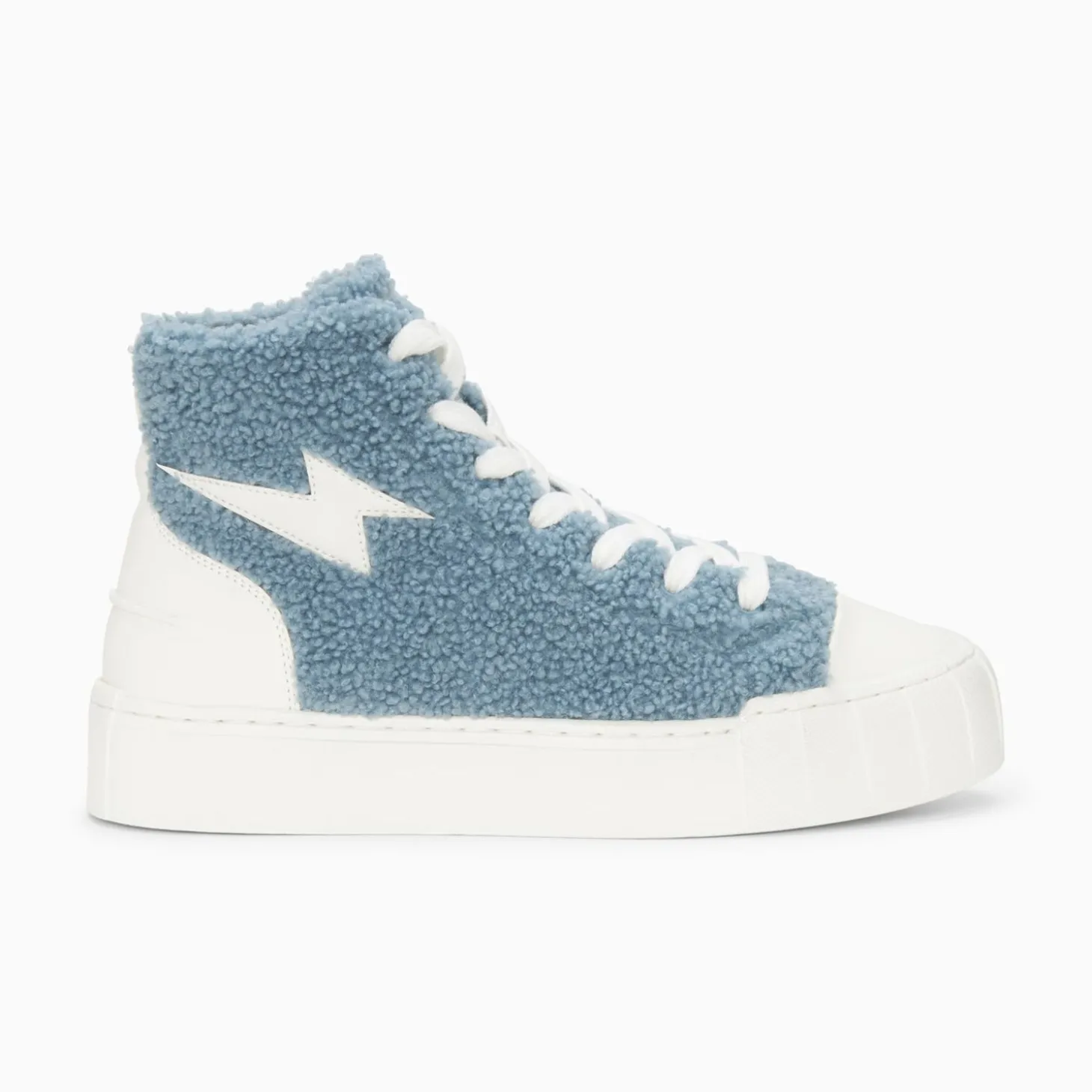 Baskets Eclair Alba Montantes Bleu-Gris