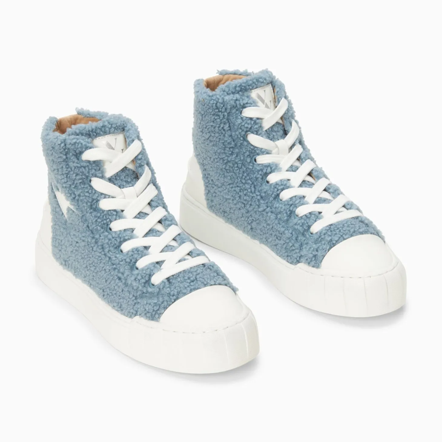 Baskets Eclair Alba Montantes Bleu-Gris