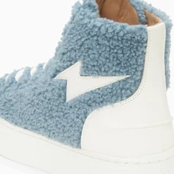 Baskets Eclair Alba Montantes Bleu-Gris