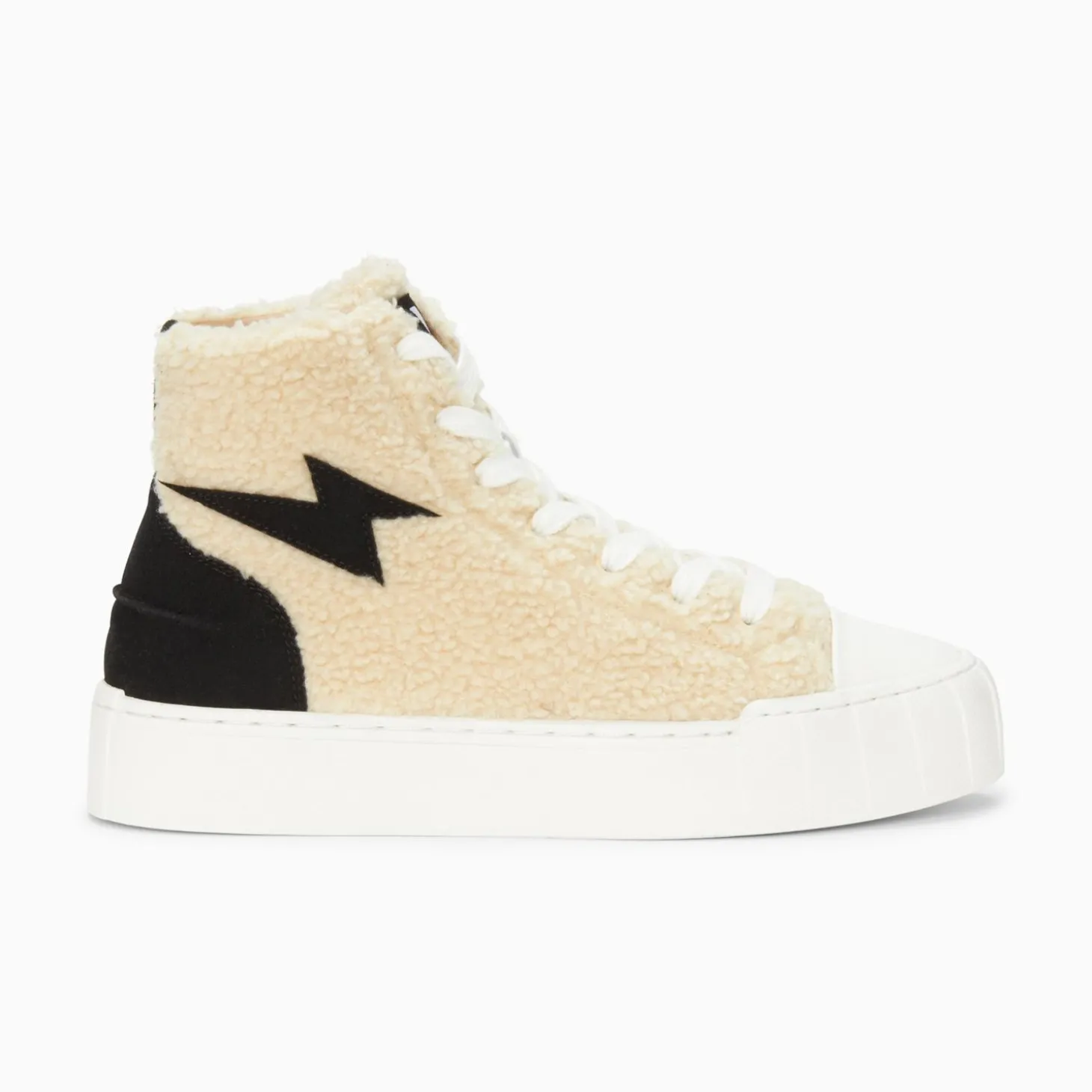 Baskets Eclair Alba Montantes Blanc Casse