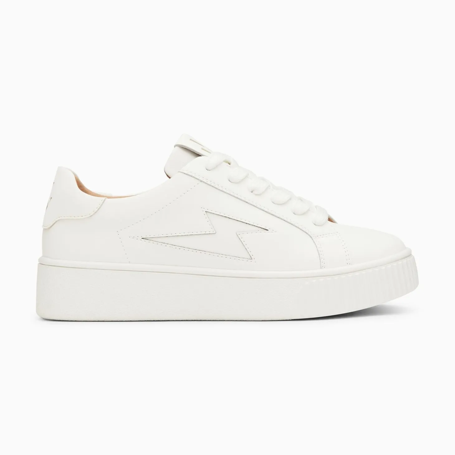 Baskets Eclair Angie Blanches Monochrome A Lacets