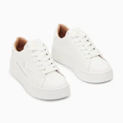 Baskets Eclair Angie Blanches Monochrome A Lacets