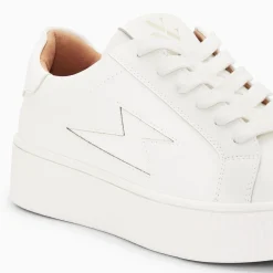 Baskets Eclair Angie Blanches Monochrome A Lacets