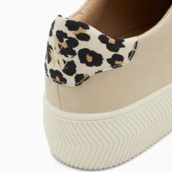 Baskets Eclair Berthe Beige Et Camel A Lacets