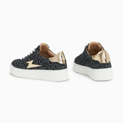 Baskets Eclair Enola Noir Coeur A Lacets