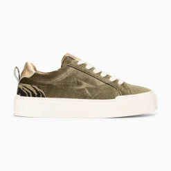 Baskets Eclair Jessie Kaki A Lacets