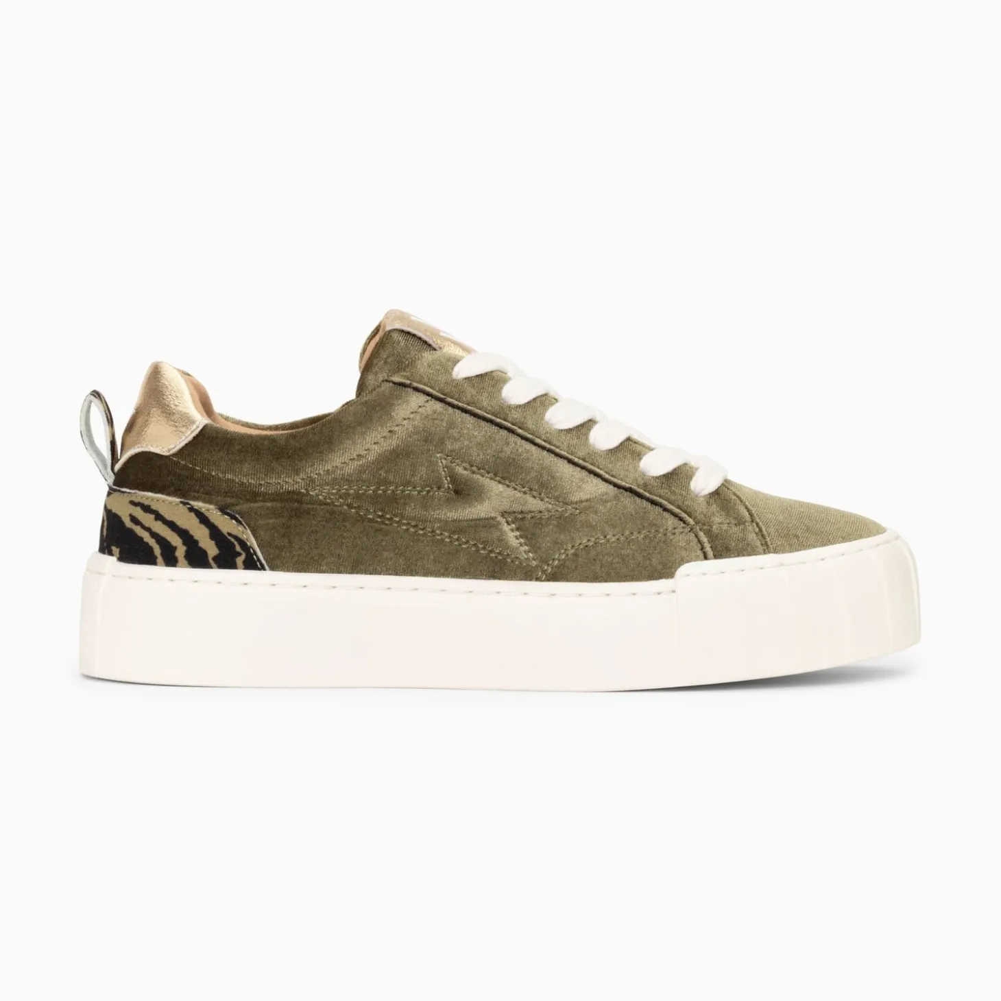 Baskets Eclair Jessie Kaki A Lacets