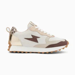 Baskets Eclair Kezia Beiges A Semelle Running