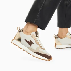 Baskets Eclair Kezia Beiges A Semelle Running