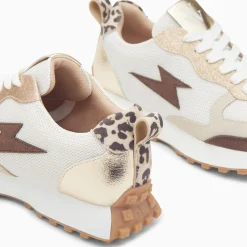 Baskets Eclair Kezia Beiges A Semelle Running