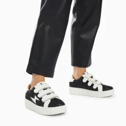Baskets Eclair Marielle A Paillettes Noires