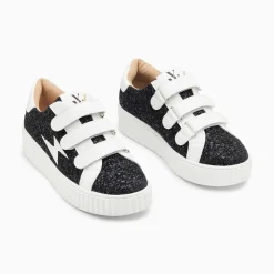 Baskets Eclair Marielle A Paillettes Noires