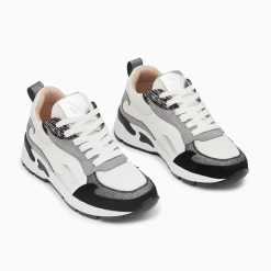 Baskets Flamme Arya Blanc Et Gris