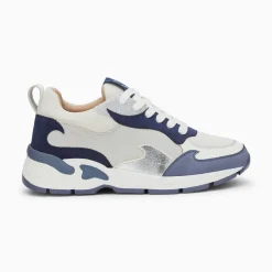 Baskets Flamme Arya Gris Et Bleu
