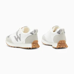 Baskets Monogramme Athenais Blanc Et Gris A Semelle Running