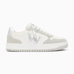Baskets Monogramme Calie Blanc Et Gris