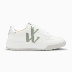 Baskets Monogramme Candice Blanc Et Vert