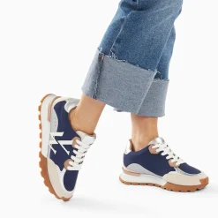 Baskets Monogramme Caterina Bleu A Semelle Running