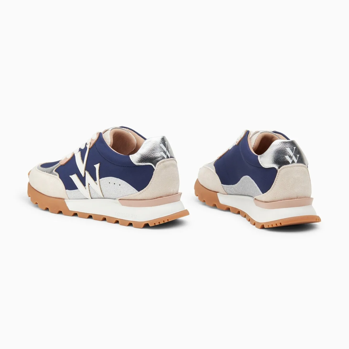 Baskets Monogramme Caterina Bleu A Semelle Running