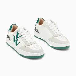 Baskets Monogramme Esmee Blanc Et Vert