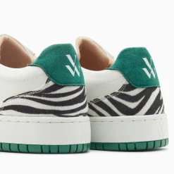 Baskets Monogramme Esmee Blanc Et Vert
