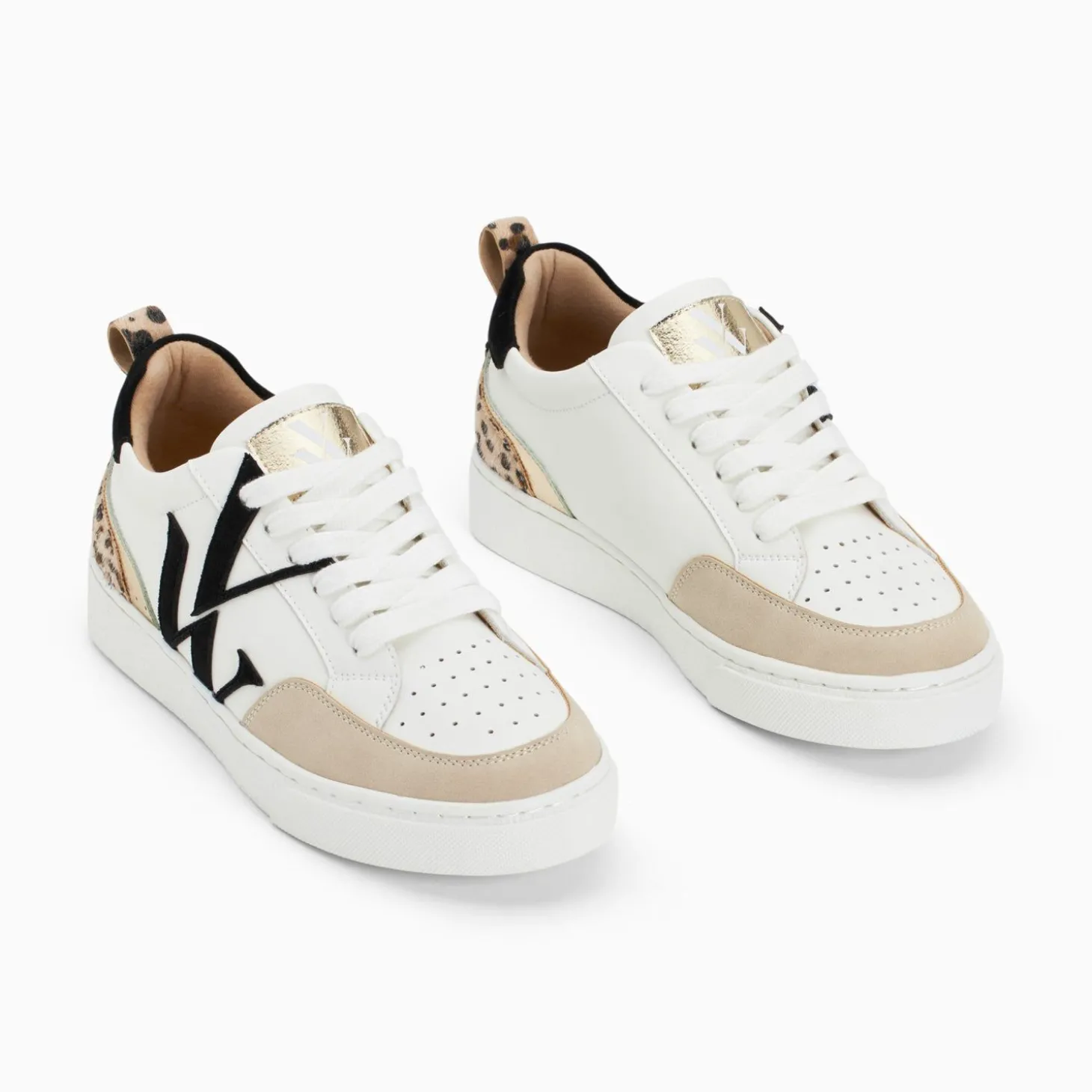 Baskets Monogramme Luna Blanc Et Noir