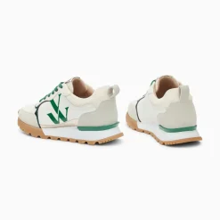 Baskets Monogramme Ombeline Vertes A Semelle Running