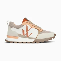 Baskets Monogramme Ombeline Orange A Semelle Running