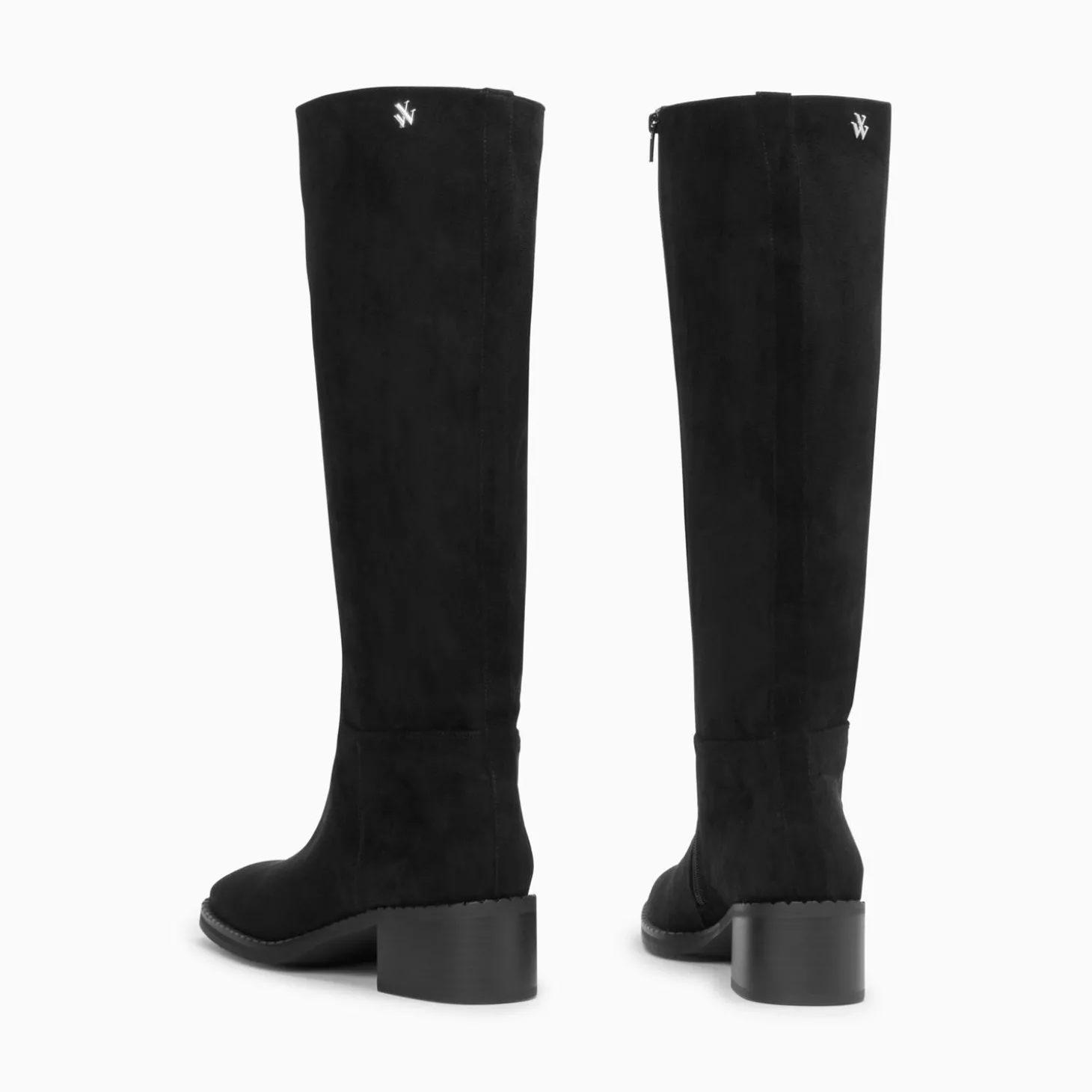 Bottes Irina Noires En Suedine