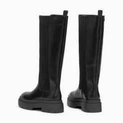 Bottes Jessica Noires A Semelles Crantees