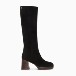 Bottes Nia Noires A Talon Bois