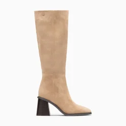 Bottes Rita Beiges A Talon Trapeze