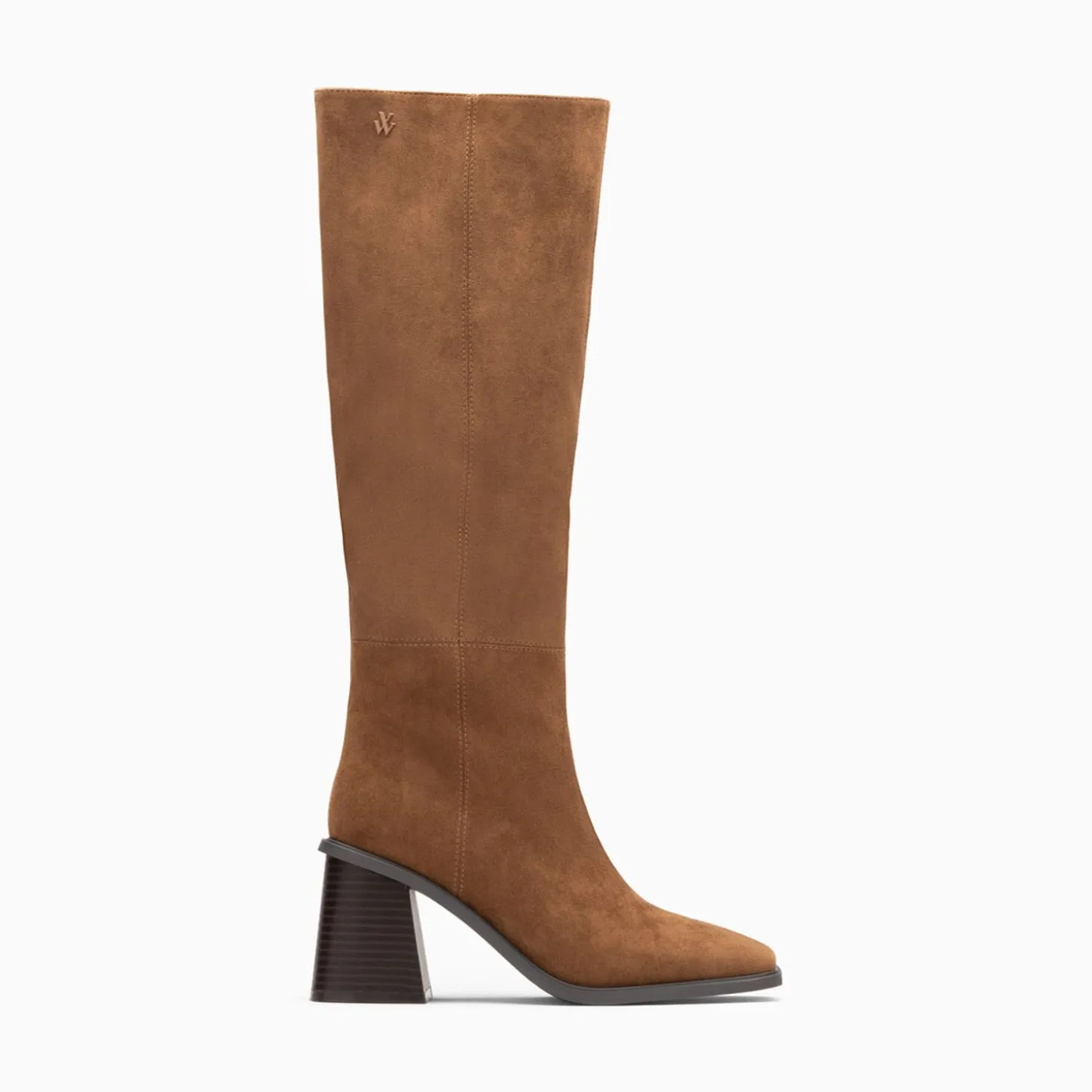 Bottes Rita Camel A Talon Trapeze