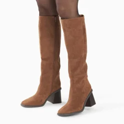 Bottes Rita Camel A Talon Trapeze