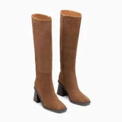 Bottes Rita Camel A Talon Trapeze