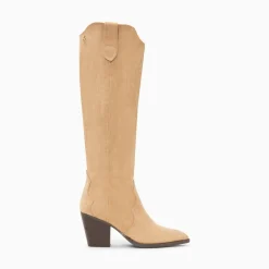 Bottes Santiags Sharon Beiges A Talon