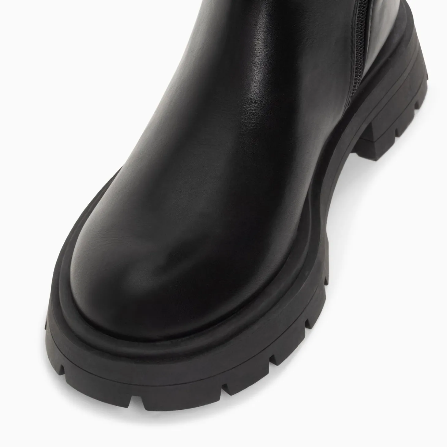 Bottes Sofia Noires A Semelle Crantee
