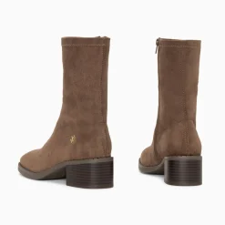 Bottines Chaussettes Bobby Taupe