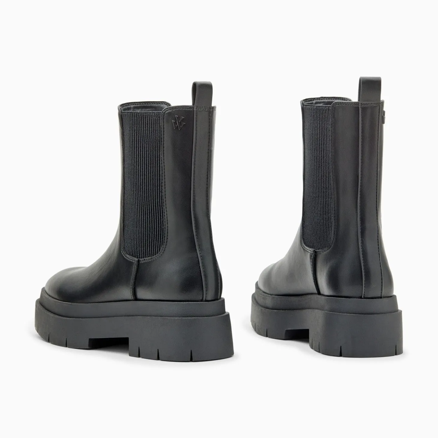 Bottines Chelsea Oceane Noires A Plateforme Crantee